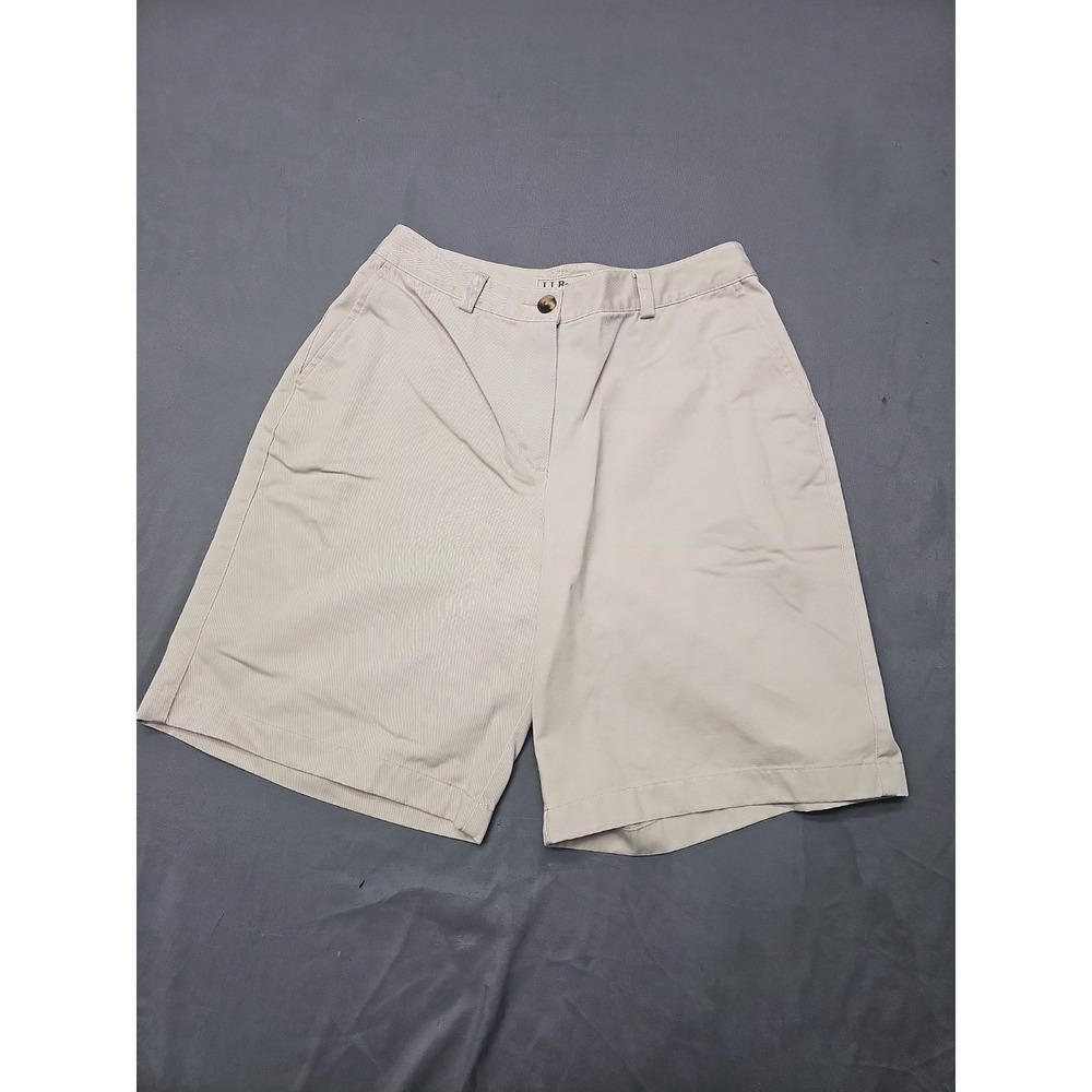 LL Bean‎ Womens Curvy Fit "Size 6 Reg" Khaki Shorts